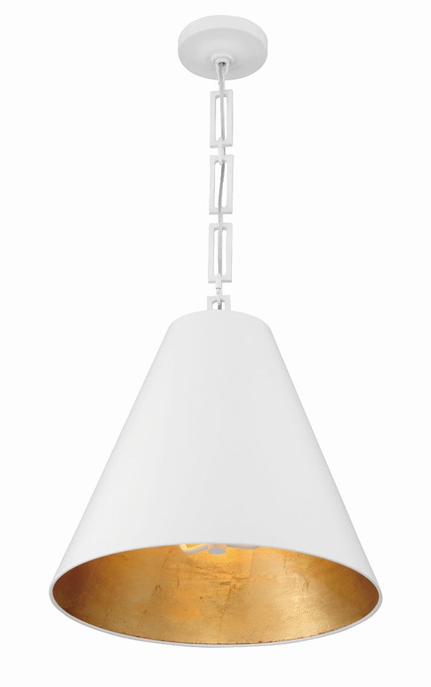 Crystorama ALSTON 8687-MT-GA Chandelier Modern - Matte White