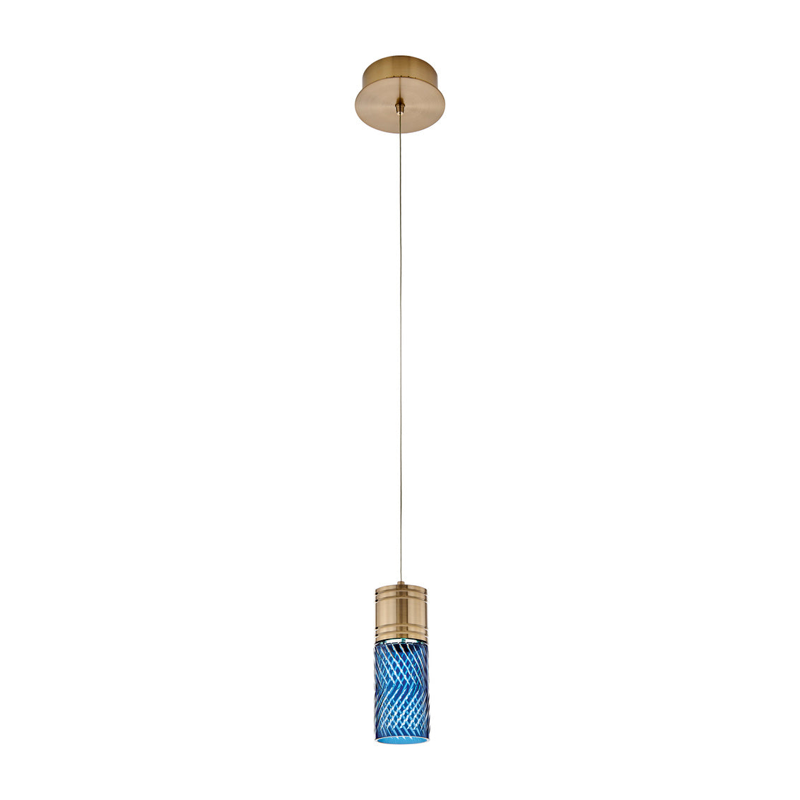 Kiriko 6-in (6-watt) LED Winter Brass Pendant