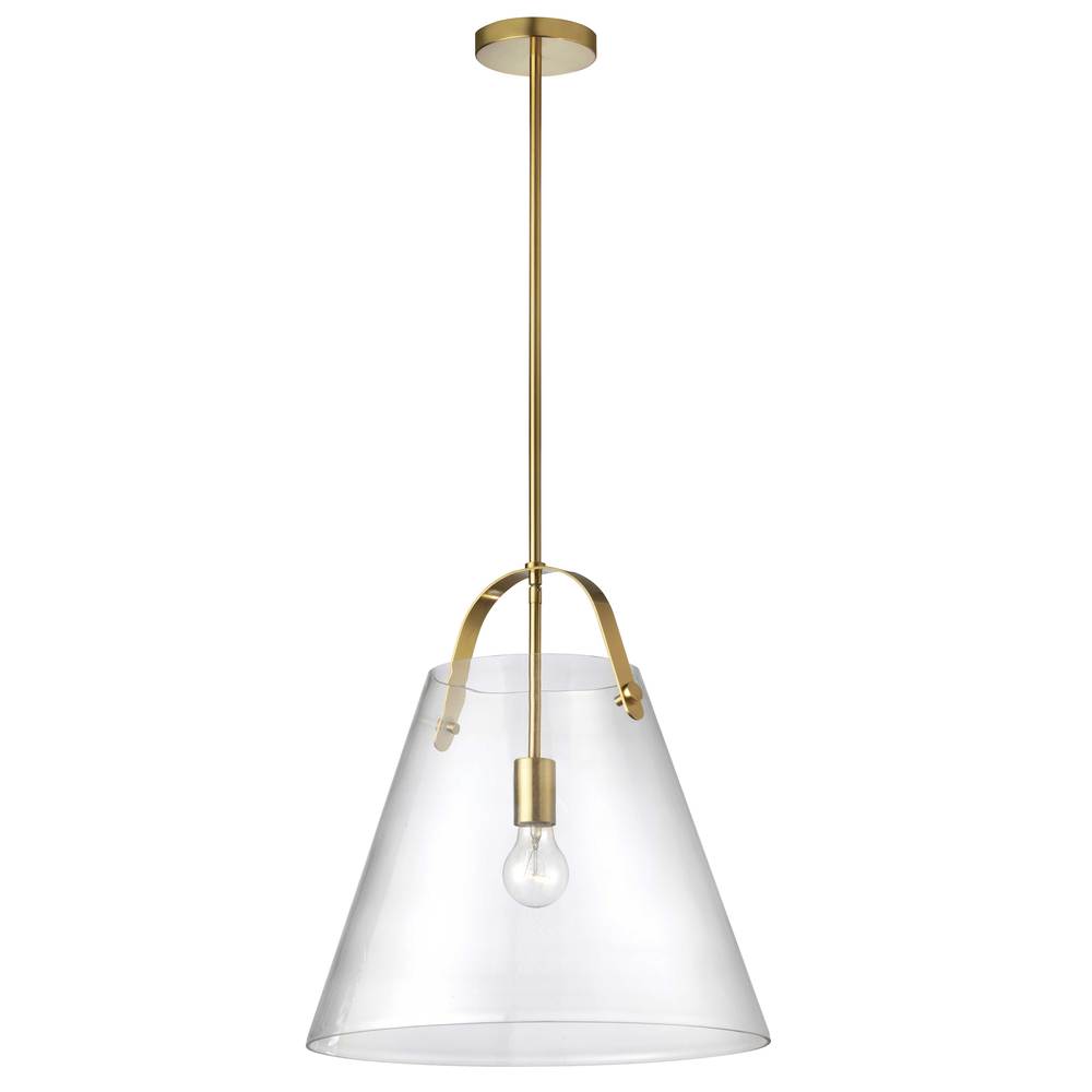 Dainolite 871-171P-AGB Pendant Contemporary - Aged Brass