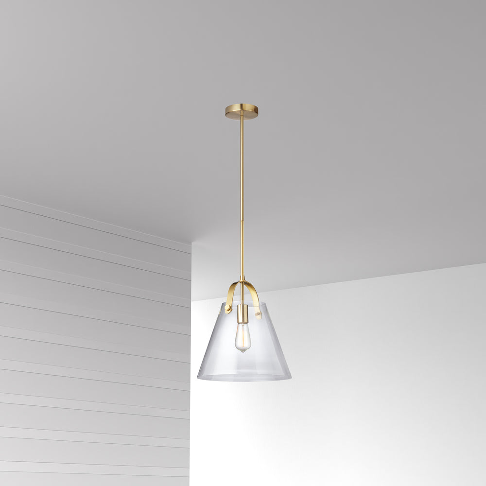 Dainolite 871P-AGB Pendant Contemporary - Aged Brass