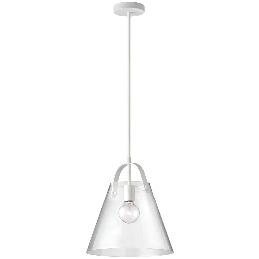 Dainolite 871P-WH Pendant Contemporary - White