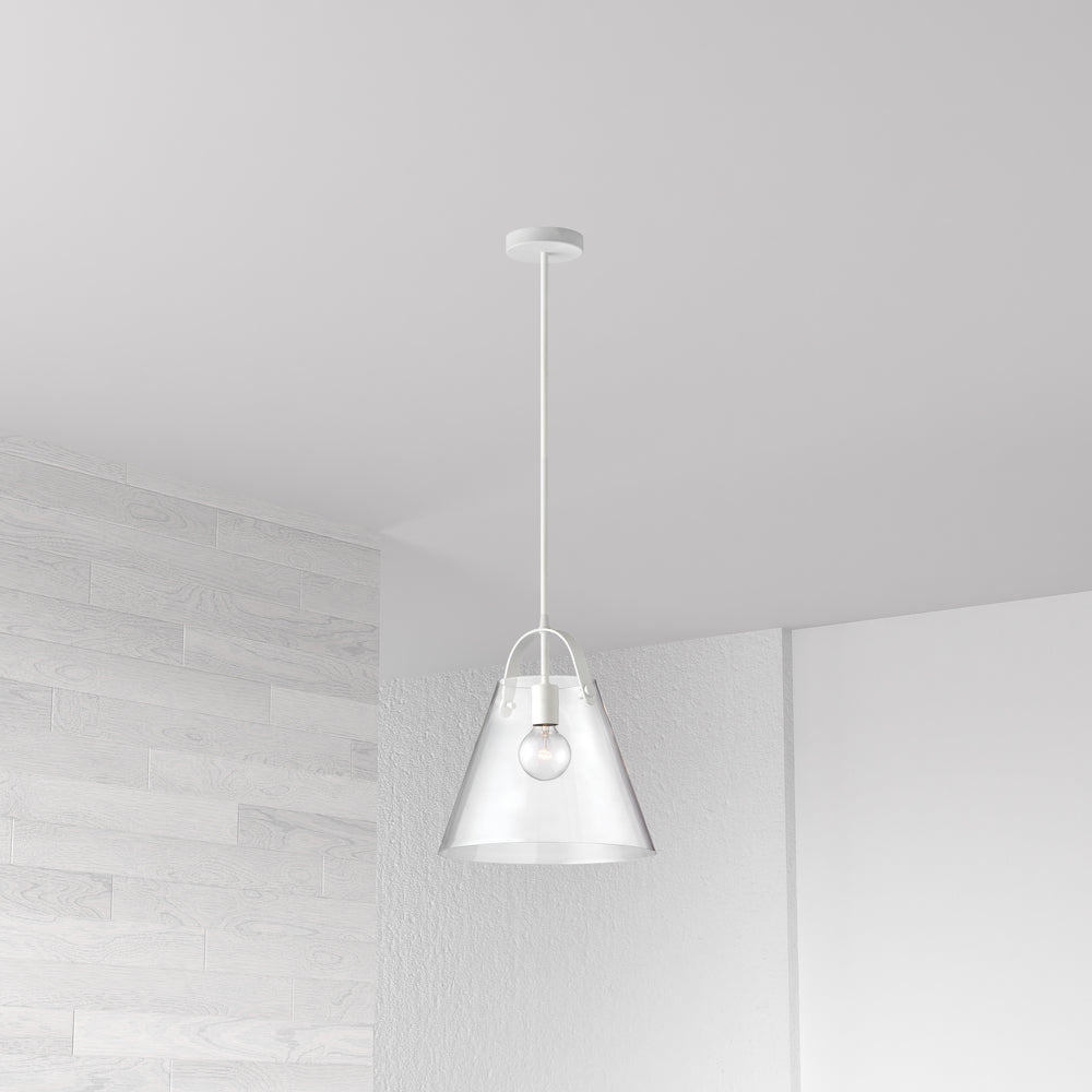 Dainolite 871P-WH Pendant Contemporary - White