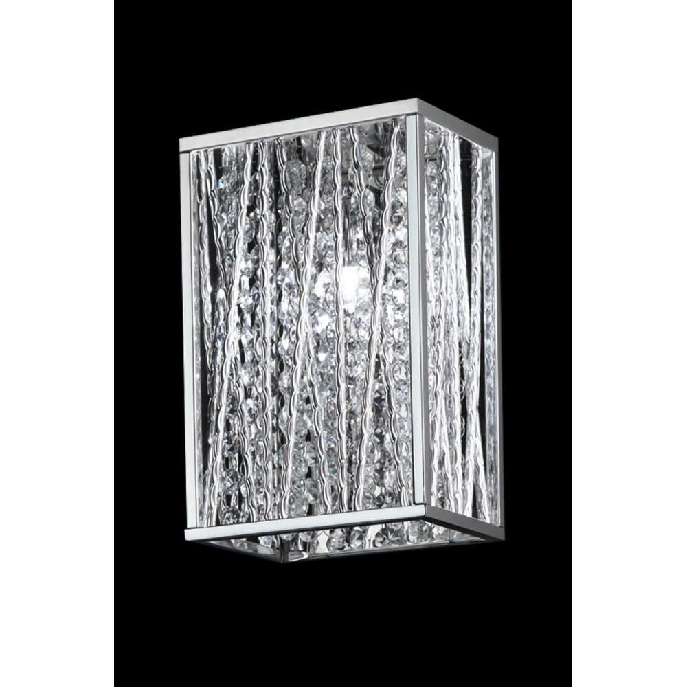 1 Light Wall Sconce-Chrome