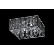 4 Light Flush Mount Light-Chrome