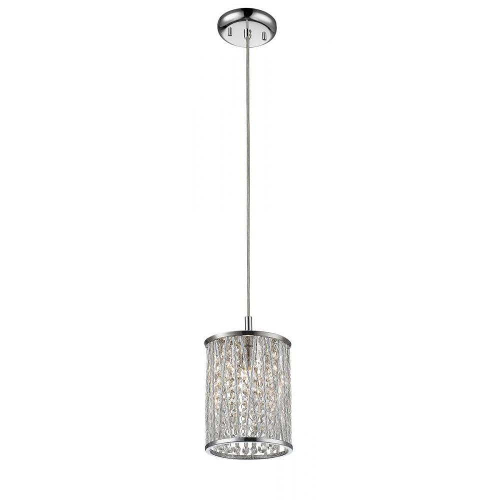 1 Light Pendant-Chrome