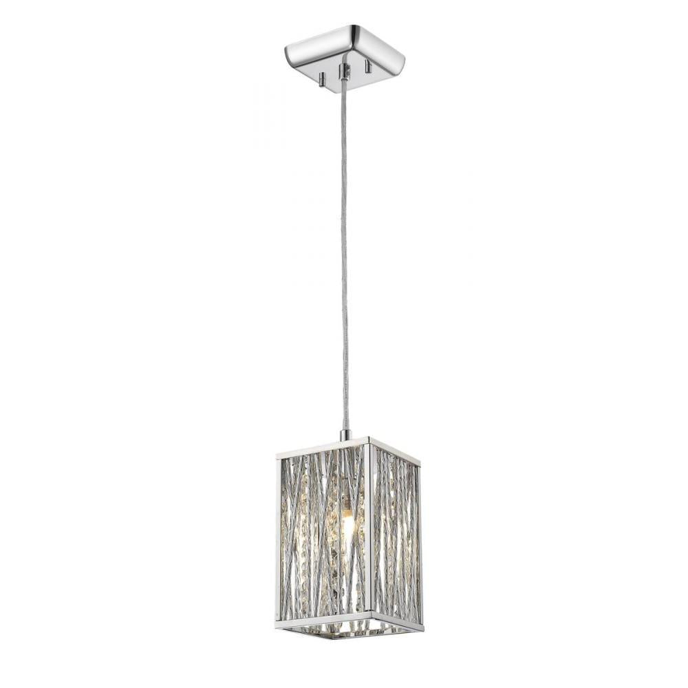 1 Light Pendant-Chrome