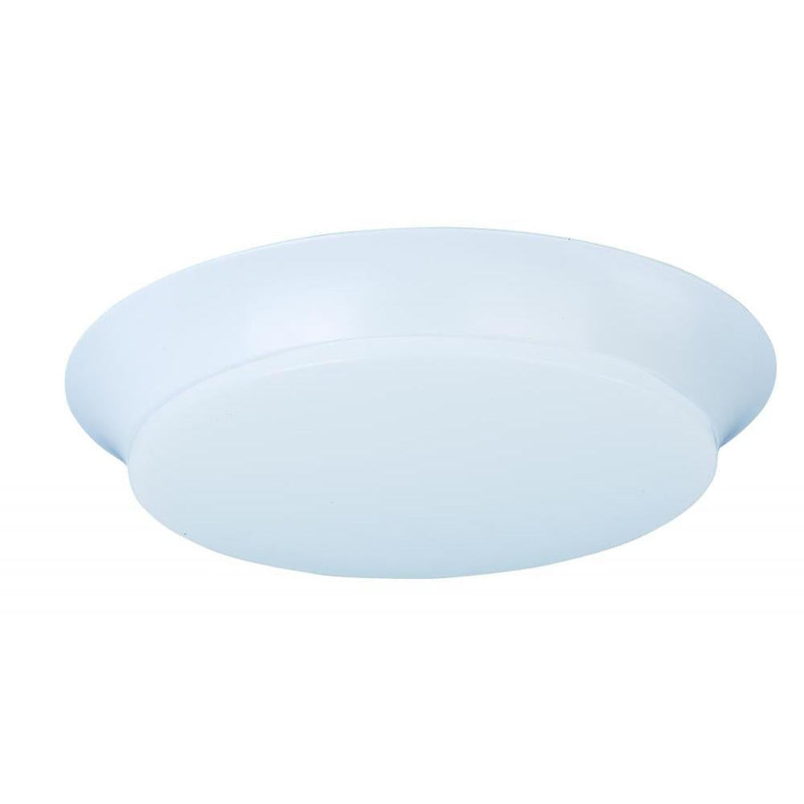 Maxim Lighting 87595WTWT Low Profile LED 11.75 Inch Flush Mount Light – White