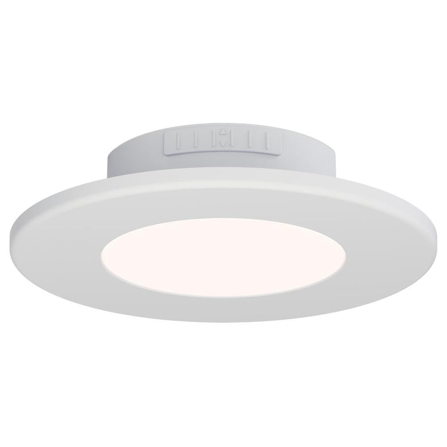 Maxim Lighting 87655WTWT Snug 4.75 Inch Flush Mount Light – White