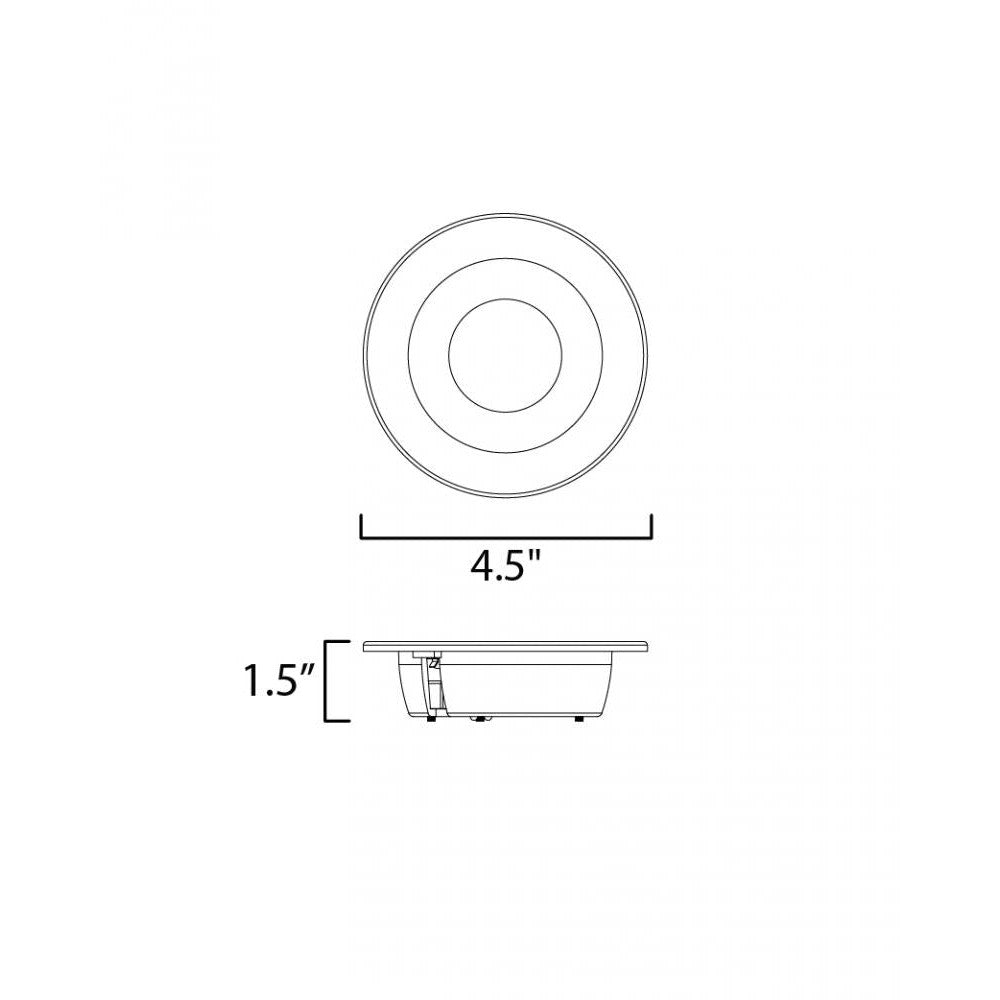 Maxim Lighting CRISP 87664WT Recessed Lighting - White