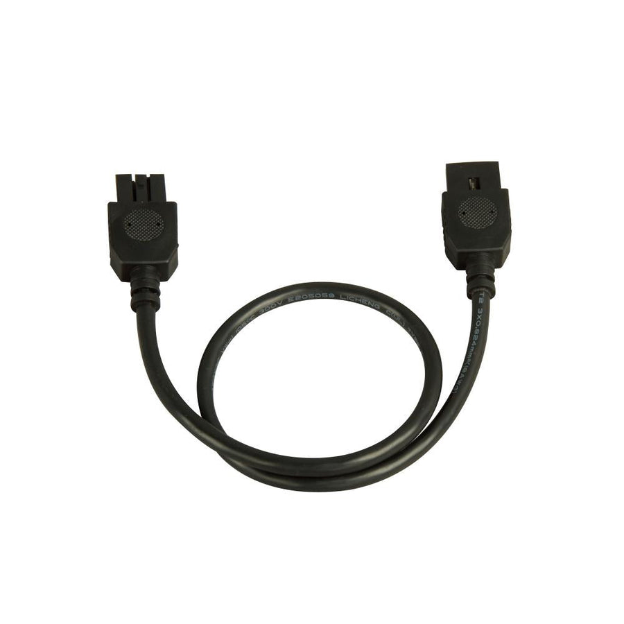 Maxim Lighting 87875BK CounterMax MXInterLink4 12 Connector Cord for Under Cabinet Lights - Black