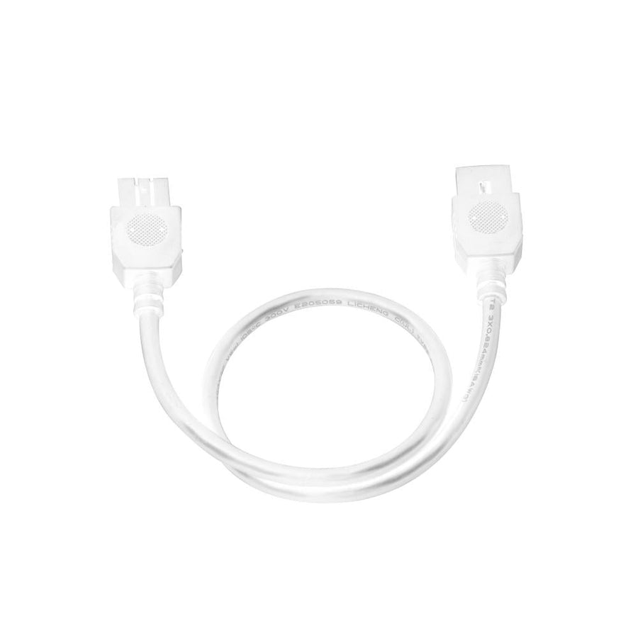 Maxim Lighting 87875WT CounterMax MXInterLink4 12 Connector Cord for Under Cabinet Lights - White