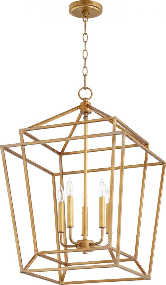 Quorum Lighting MONUMENT 8807-5-74 Foyer Transitional - Gold Leaf