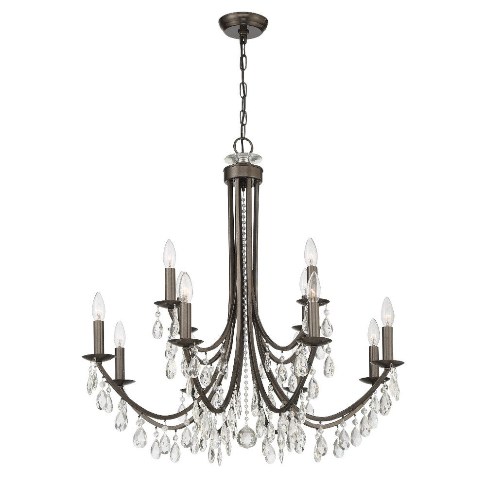 Crystorama BRIDGEHAMPTON 8829-VZ-CL-MWP Chandelier Contemporary - Vibrant Bronze