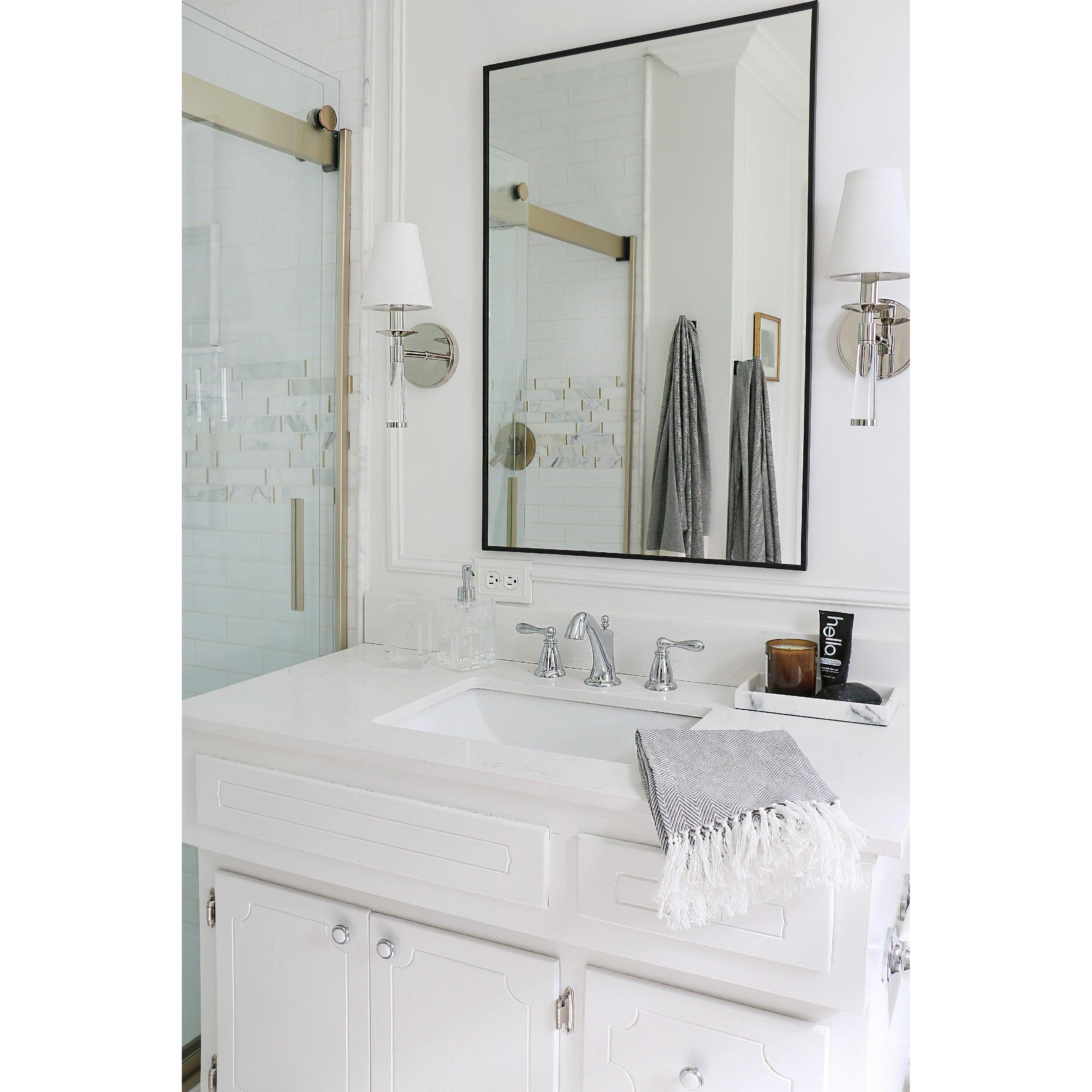 Crystorama Baxter 8861-PN – 5 Inch – 1 Light – Sconce – Polished Nickel – Dry Rated