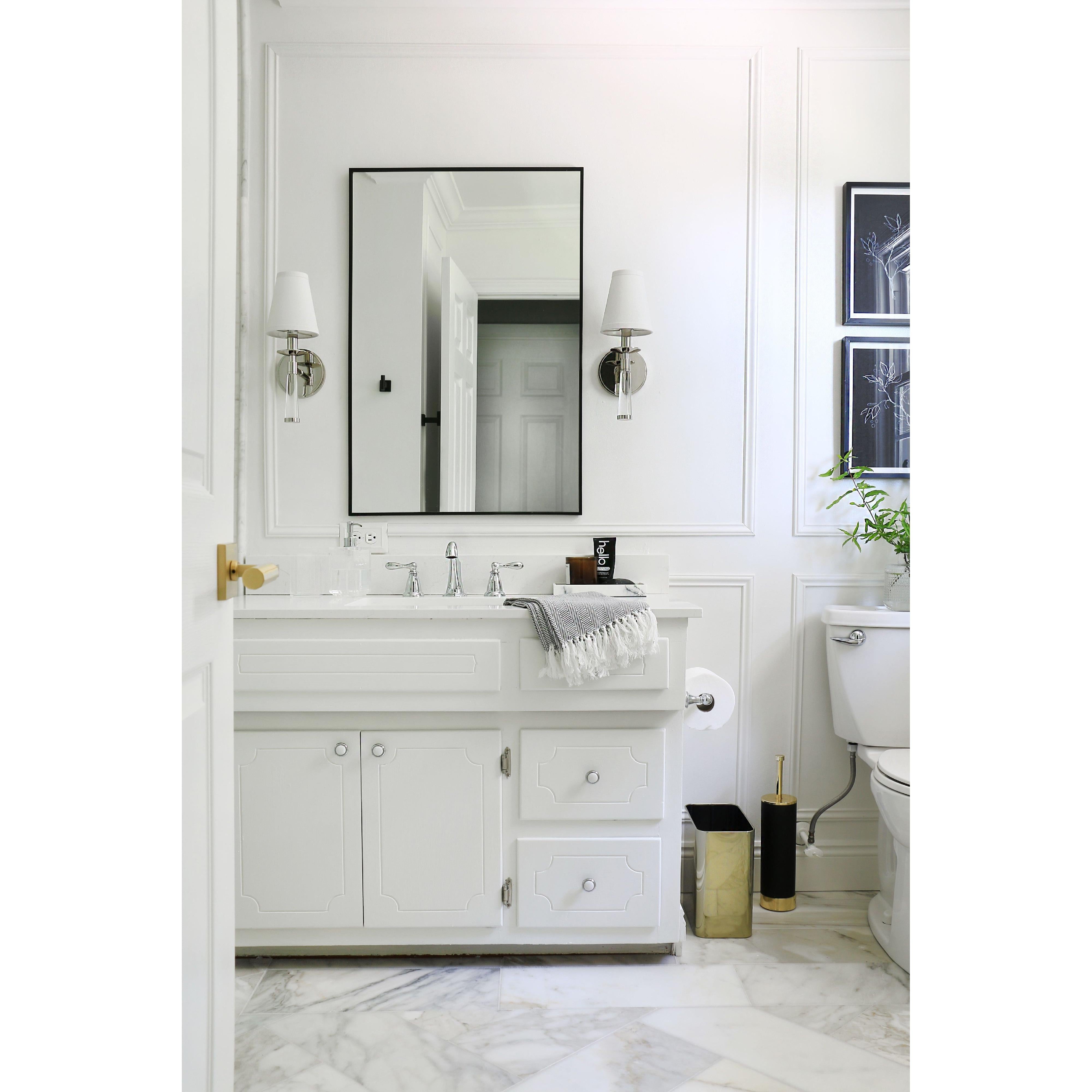 Crystorama Baxter 8861-PN – 5 Inch – 1 Light – Sconce – Polished Nickel – Dry Rated