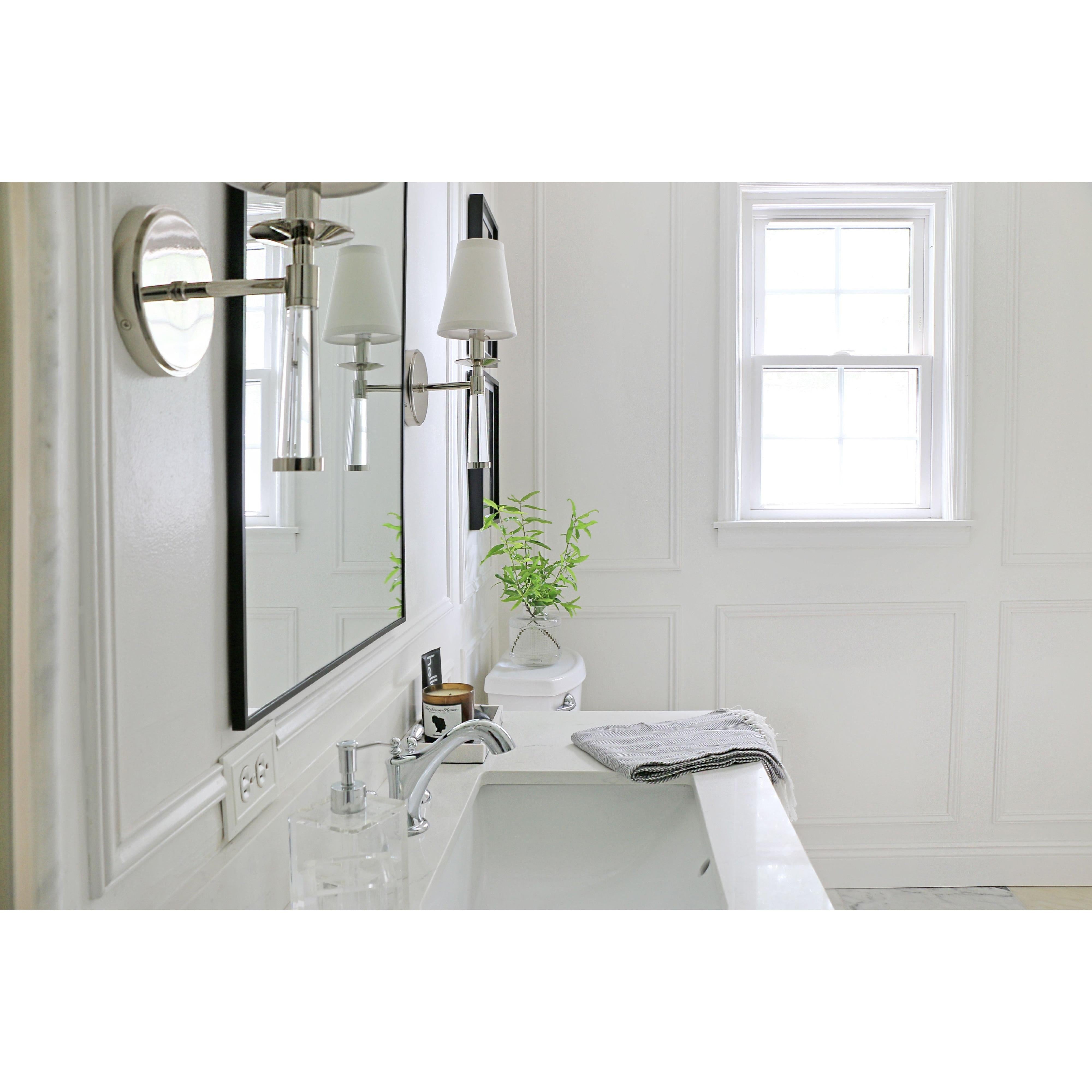 Crystorama Baxter 8861-PN – 5 Inch – 1 Light – Sconce – Polished Nickel – Dry Rated