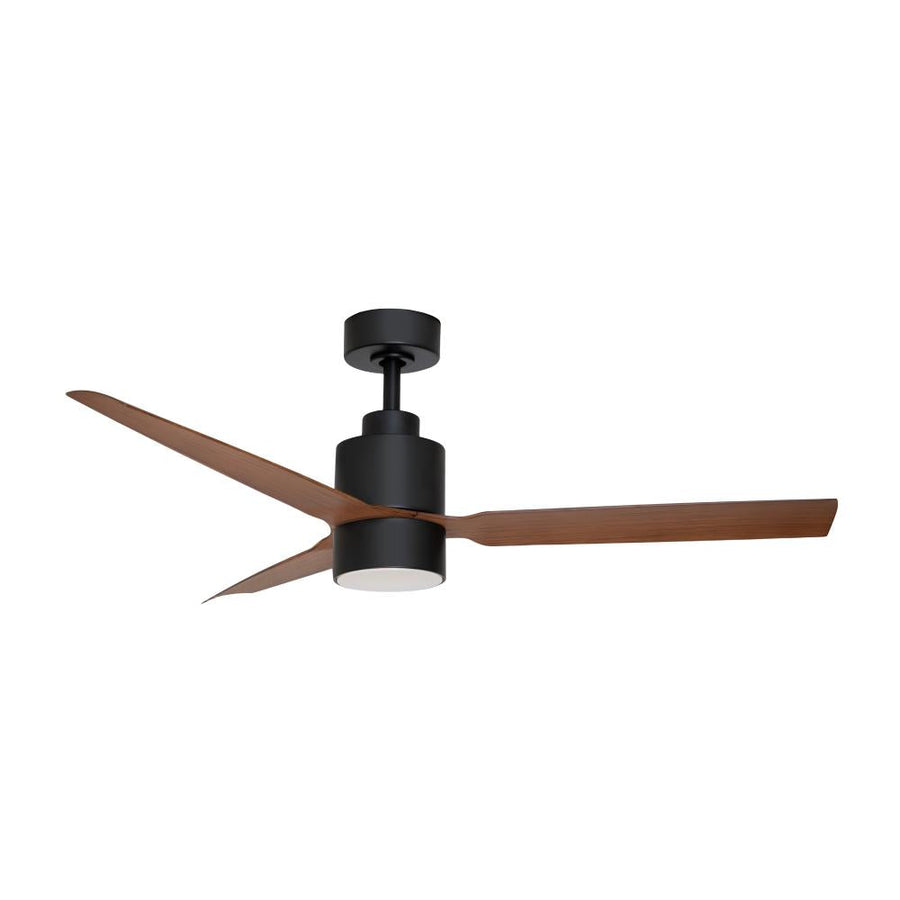 Falcon 52 Inch Ceiling Fan – Black / Walnut