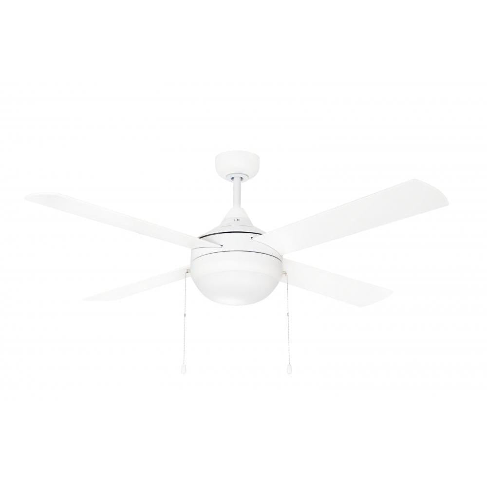 Quattro 52 Inch Ceiling Fan – Matte White