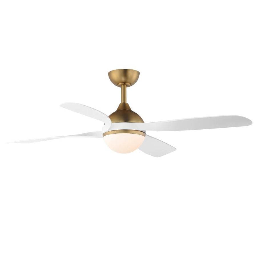 Bola 52 Inch Ceiling Fan – Natural Aged Brass