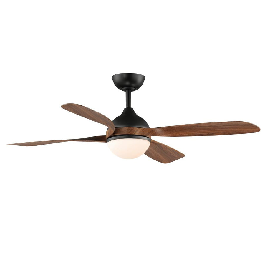Bola 52 Inch Ceiling Fan – Walnut / Black