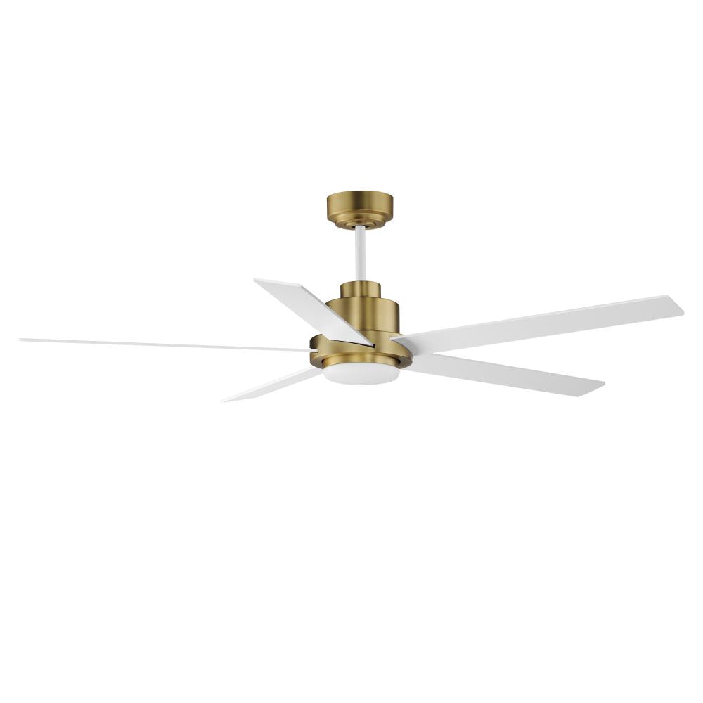 Daisy 60 Inch Ceiling Fan – Natural Aged Brass