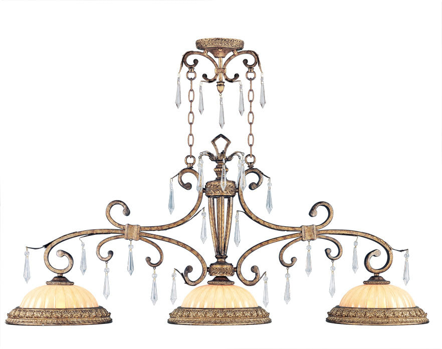 Livex Lighting LA BELLA 8883-65 Island Traditional - Gold