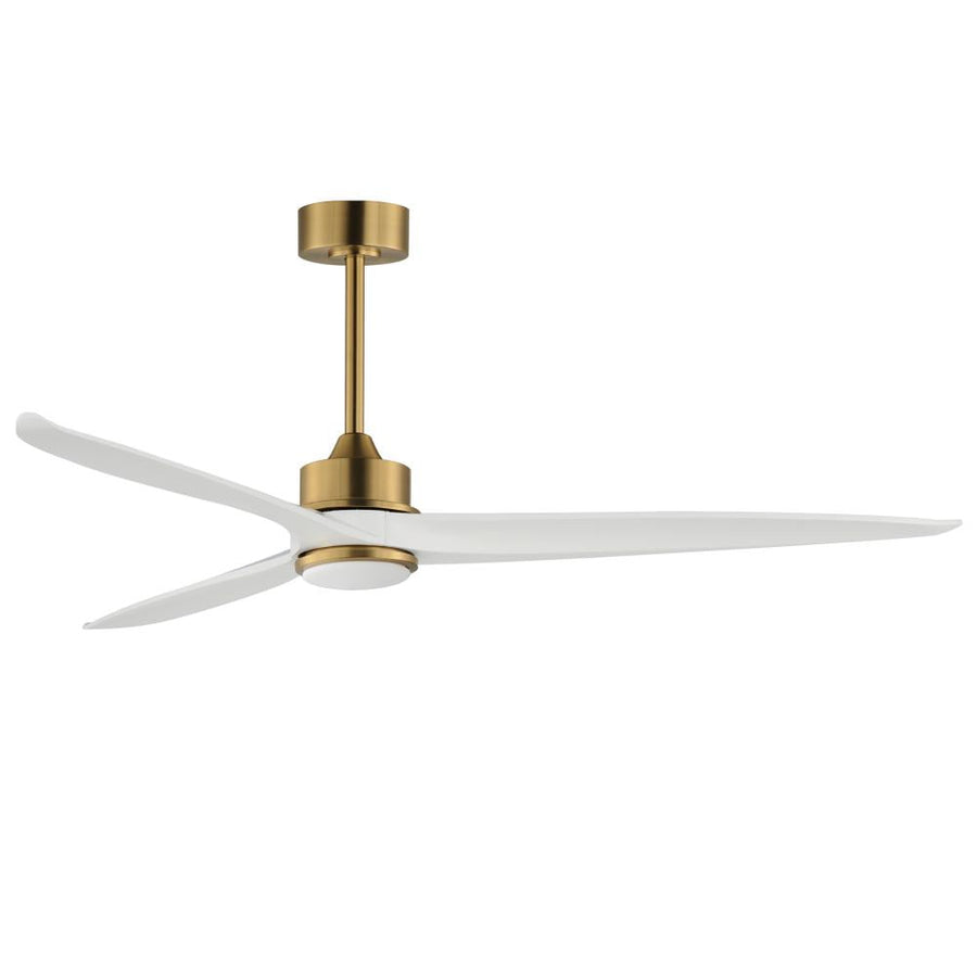 Woodwind 80 Inch Ceiling Fan – Natural Aged Brass