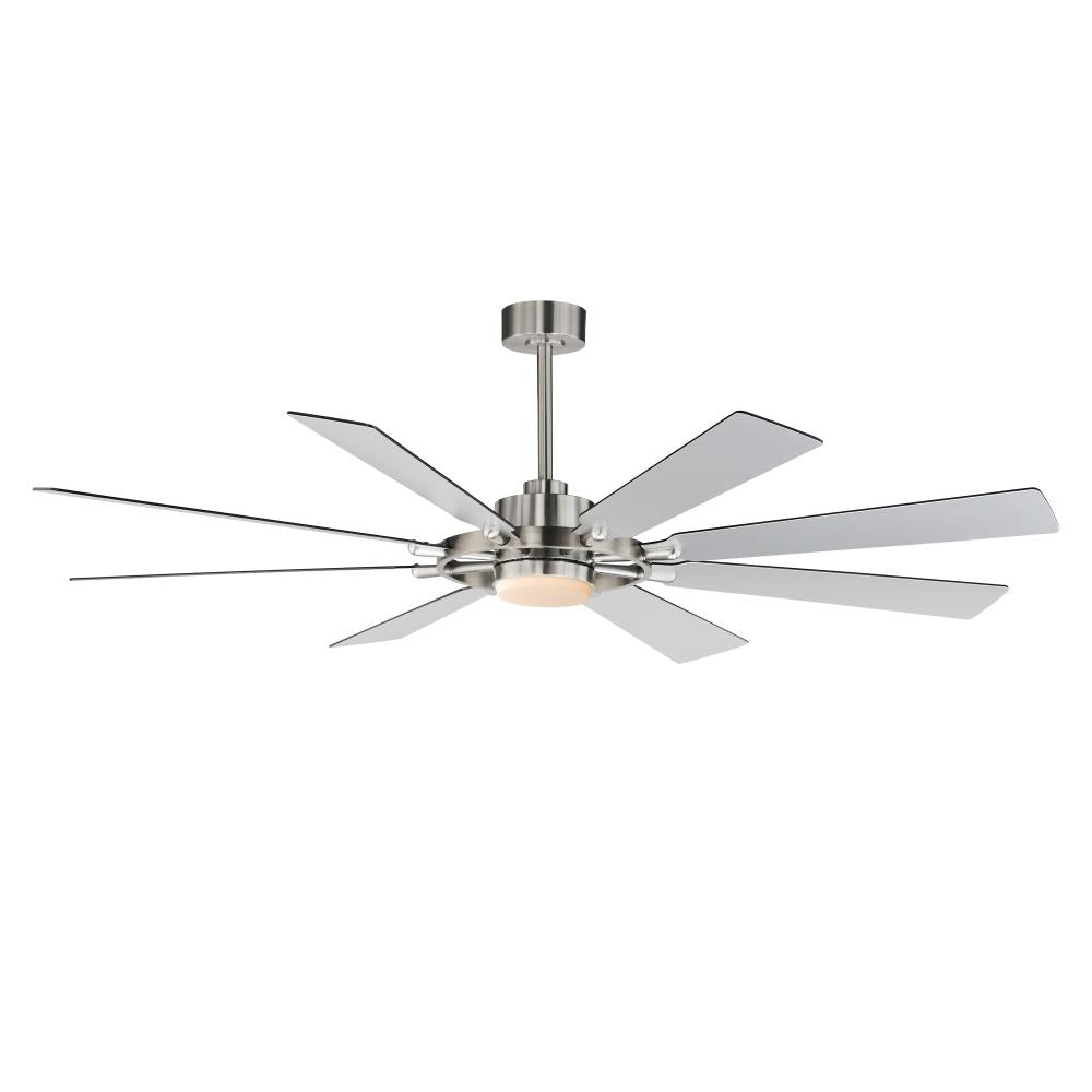 Helm 72 Inch Ceiling Fan – Satin Nickel