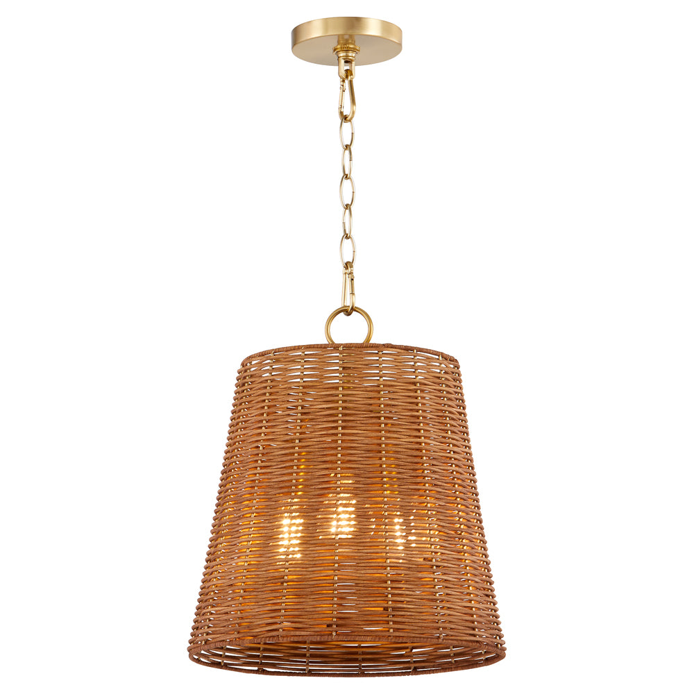 Quorum Lighting 8893-13-80 Pendant - Aged Brass