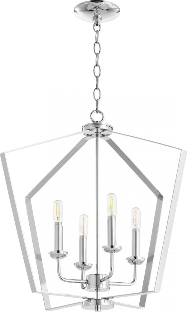 Quorum Lighting 894-4-14 Foyer Traditional - Chrome