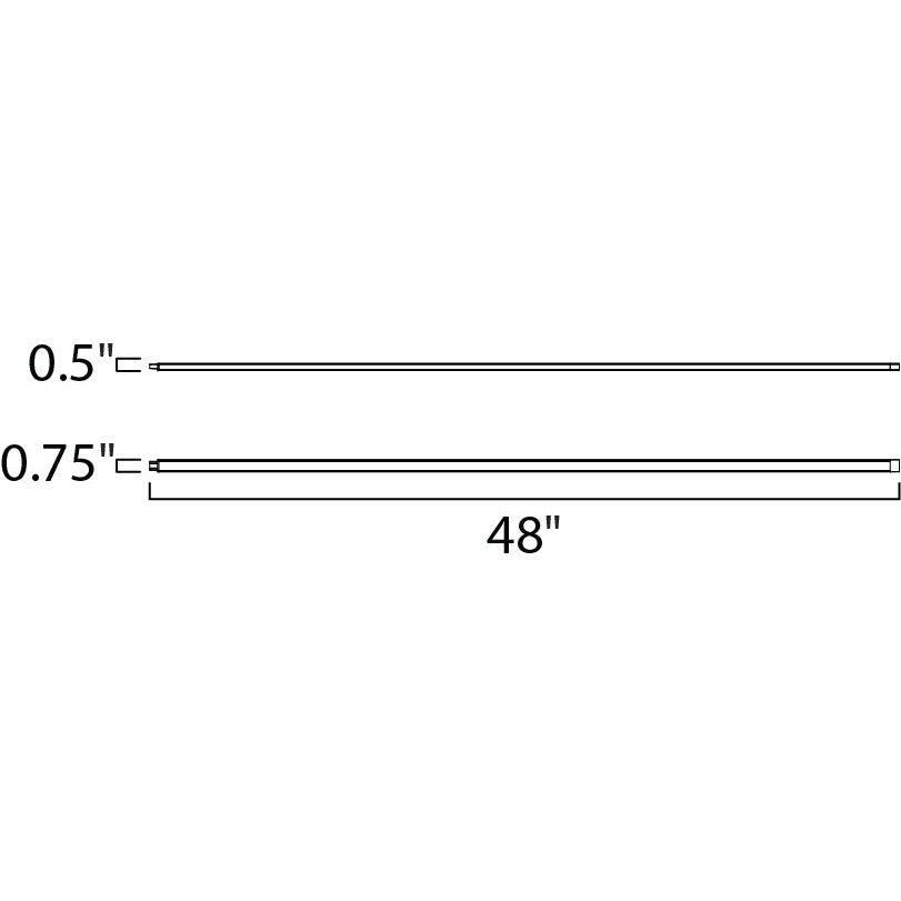 Maxim Lighting COUNTERMAX MX-L-24-SS 89804AL Undercabinet Traditional - Aluminum