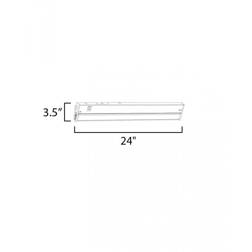 Maxim Lighting COUNTERMAX 5K 89865WT Undercabinet Traditional - White