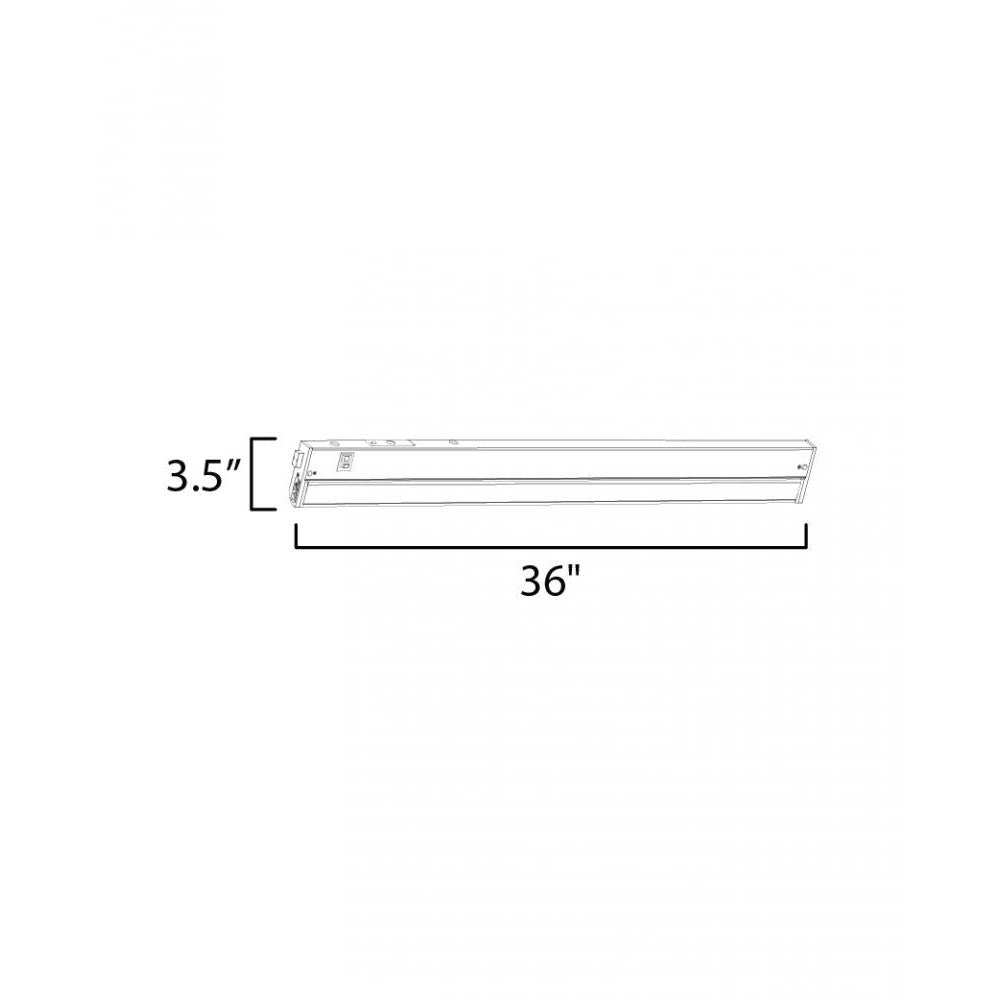 Maxim Lighting COUNTERMAX 5K 89867SN Undercabinet Traditional - Nickel