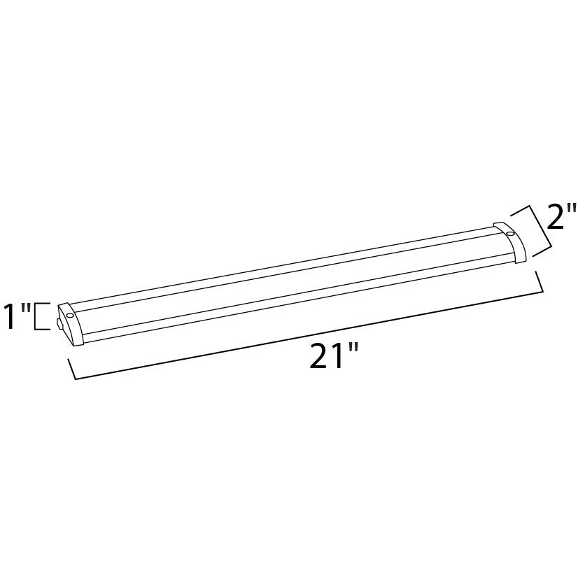 Maxim Lighting COUNTERMAX MX-L120-LO 89902BRZ Undercabinet Traditional - Bronze