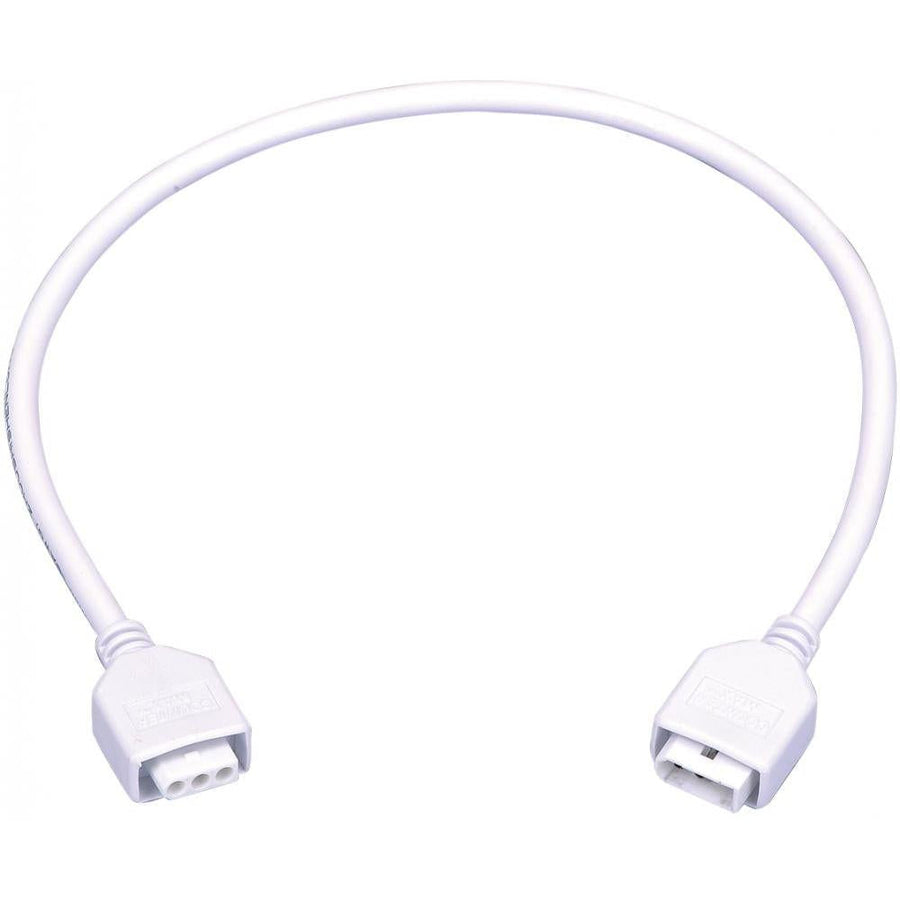 Maxim Lighting 89952WT CounterMax MXInterLink5 18 Connector Cord for Under Cabinet Lights - White