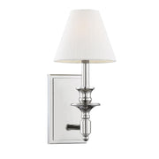 Washburn 1-Light Wall Sconce in Polished Nickel