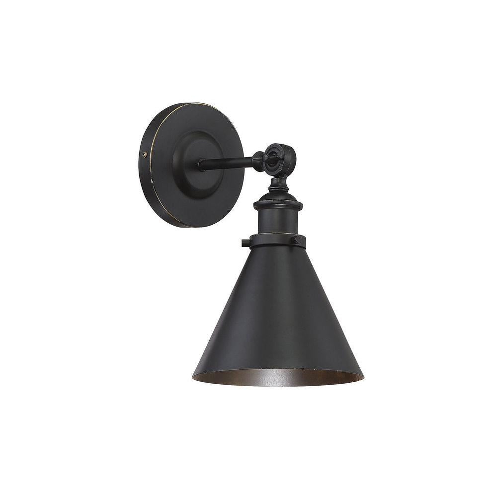 Glenn 1-Light Adjustable Wall Sconce in Classic Bronze