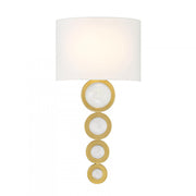 Marseille 1-Light Wall Sconce in Warm Brass