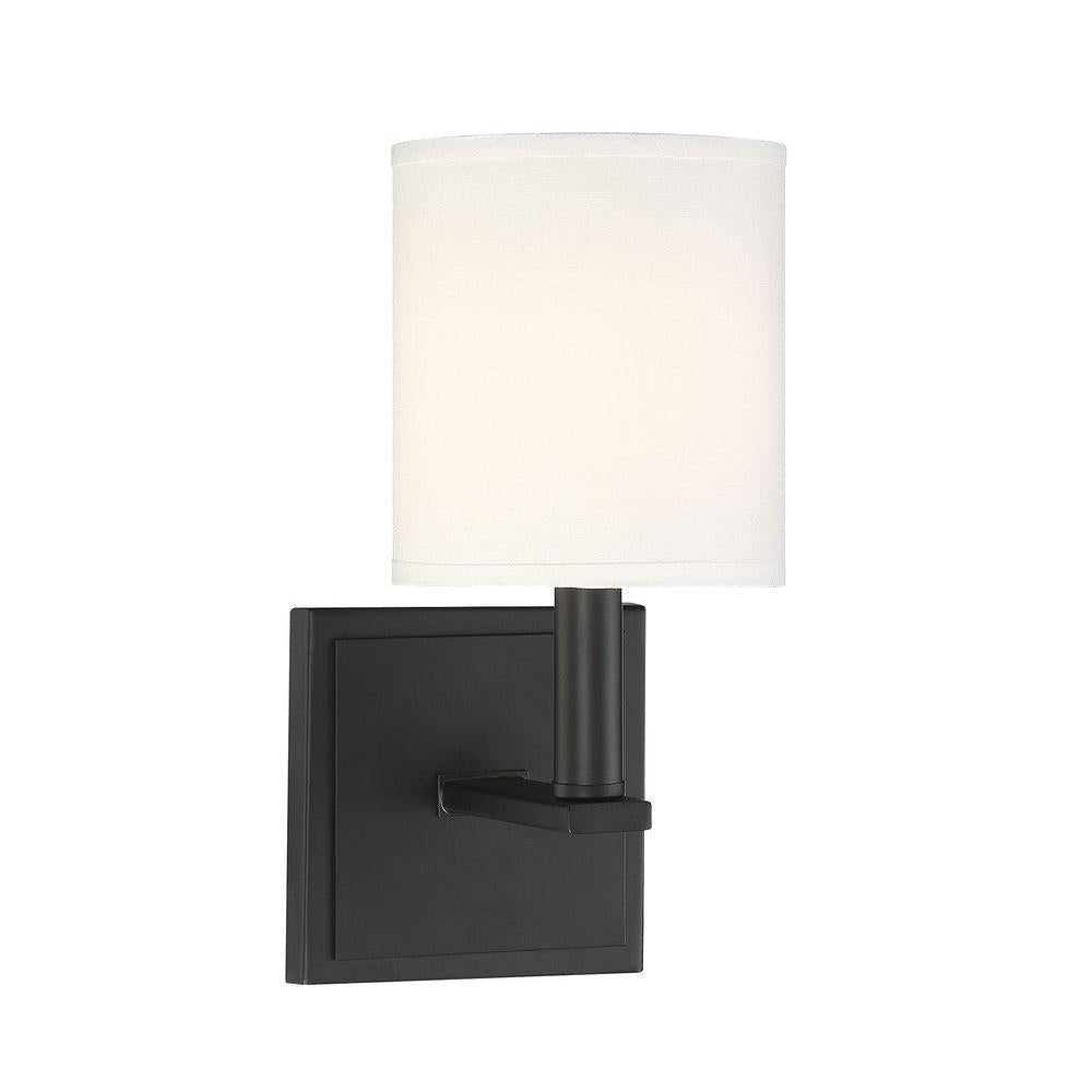 Waverly 1-Light Wall Sconce in Matte Black