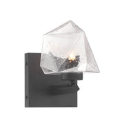 Castello 1-Light Wall Sconce in Matte Black