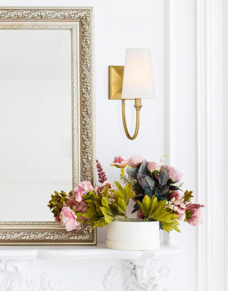 Savoy House CAMERON 9-2542-1-322 Wall Sconce Light Fixture Transitional - Warm Brass (OPEN BOX)