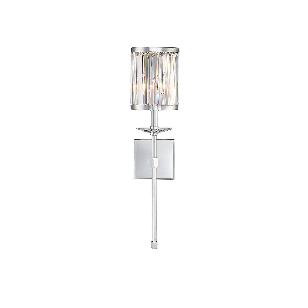 Ashbourne 1-Light Wall Sconce in Polished Chrome