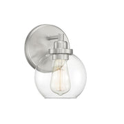 Carson 1-Light Wall Sconce in Satin Nickel