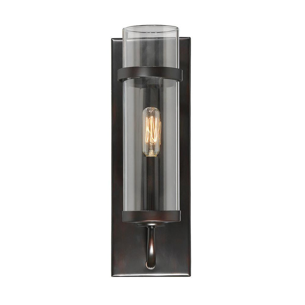 Tulsa 1-Light Wall Sconce in English Bronze