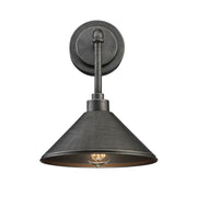 Dansk 1-Light Wall Sconce in Galvanized Metal