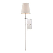 Monroe 1-Light Wall Sconce in Polished Nickel