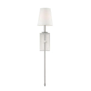 Monroe 1-Light Wall Sconce in Satin Nickel
