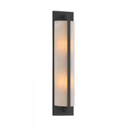 Carver 2-Light Wall Sconce in Matte Black