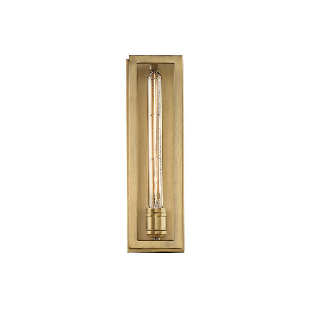 Clifton 1-Light Wall Sconce in Warm Brass