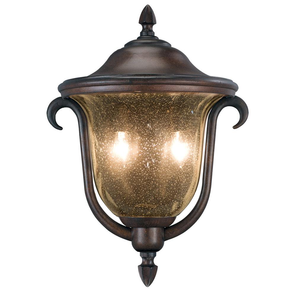 Santa Barbara Outdoor 13 Inch Wall Lantern – Burnished Bronze – 9000BB